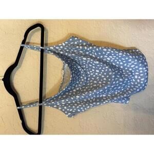 Urban Outfitters Women's Blue Spaghetti Strap Top - Size XS